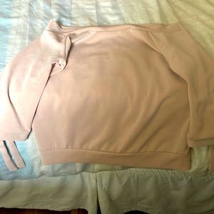 Dynamite off-the shoulder sweatshirt. Size Medium.
